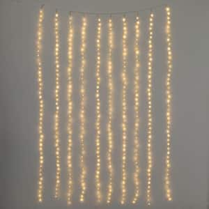 84" Christmas Warm White Curtain Light