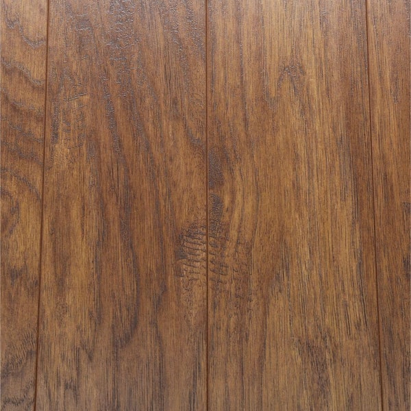 Home Decorators Collection Hand-Scraped Light Hickory 12 mm Thick x 5-9/32 in. Wide x 47-17/32 in. Length Laminate Flooring (12.19 sq. ft. / case)
