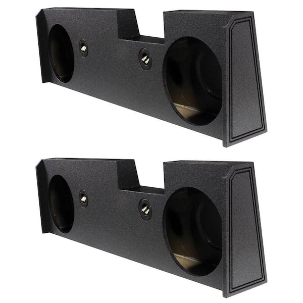Dual 12 in. Q Bomb Subwoofer Box for GMC/Chevy 14-16 Cab Trucks (2-Pack)
