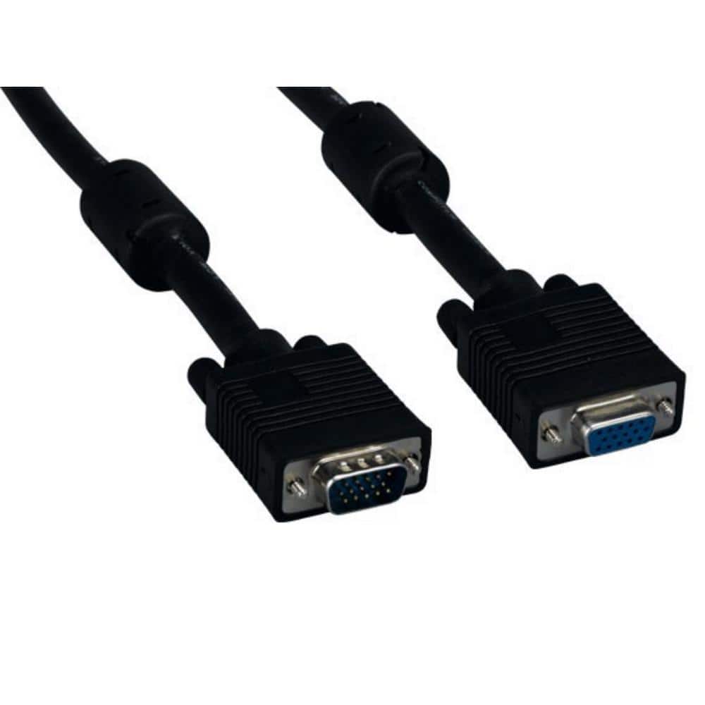 10 ft. SVGA HD15 M/F Monitor Extension Cable with Ferrites