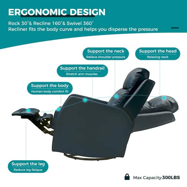 Reviews for JAYDEN CREATION Coral Classic Navy Upholstered Rocker