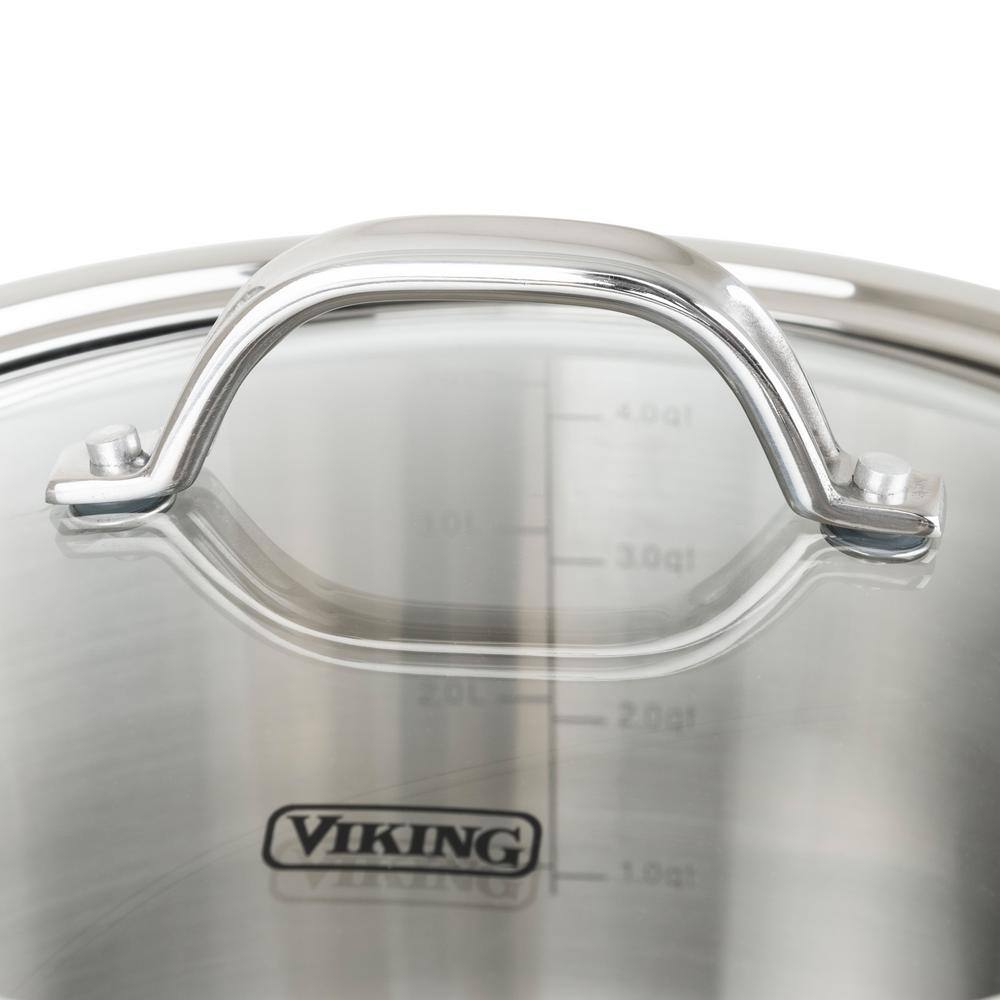 5.2 Qt Stainless Steel Dutch Oven with Glass Lid