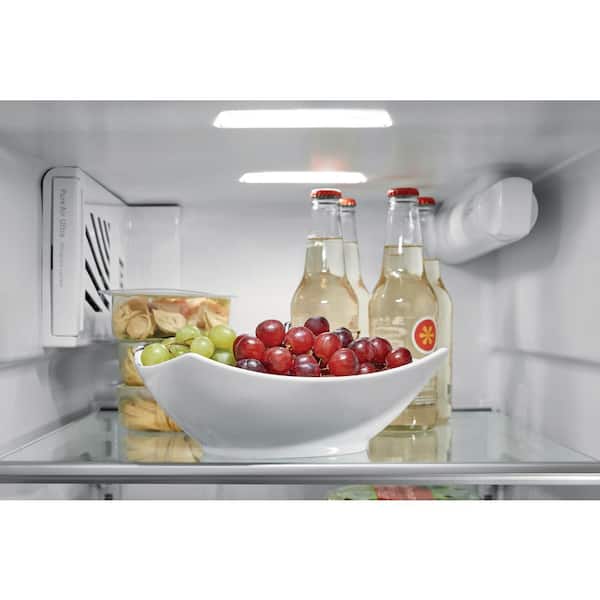 Frigidaire Gallery 25 6 Cu Ft Side By Side Refrigerator In Stainless Steel Fgss2635tf The Home Depot