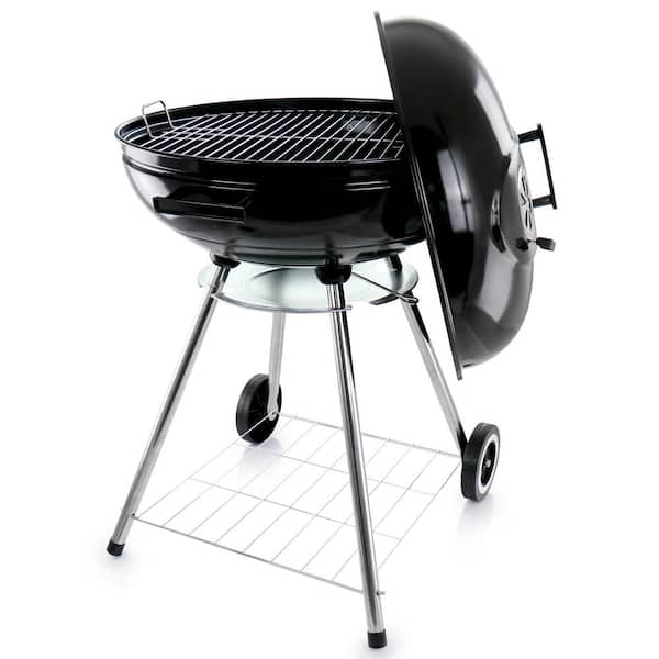 Hinder Great Barrier Reef Cilia Better Chef 22 in. Barbecue Charcoal Grill in Black 985118421M - The Home  Depot