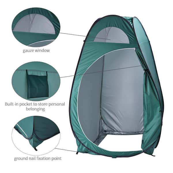 Karl home Changing Room Green 1-Person Privacy Tent