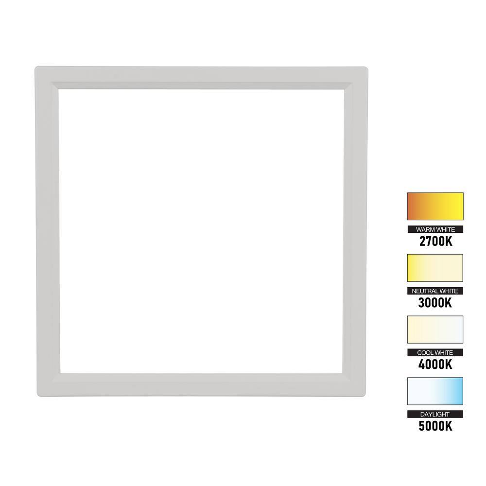 White Matte Aluminum Square LED Downlight