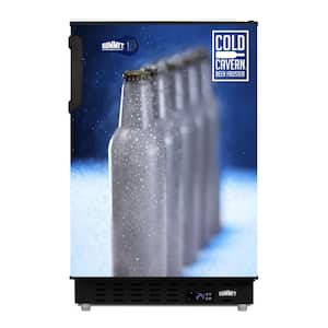 2.68 cu. ft. Mini Upright Beer Freezer in Blue and Black