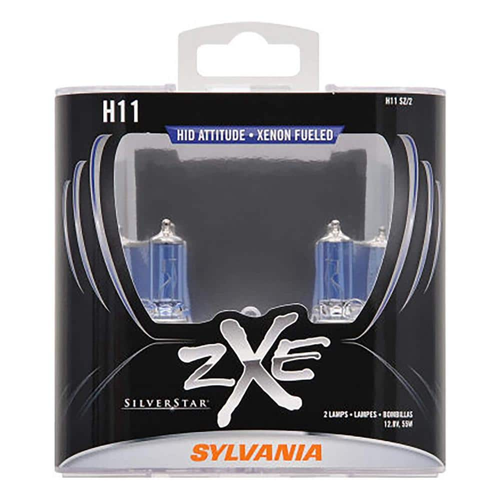 UPC 046135355851 product image for Sylvania SilverStar zXe H11 Halogen Fog Light Bulbs, White (2-Pack) | upcitemdb.com