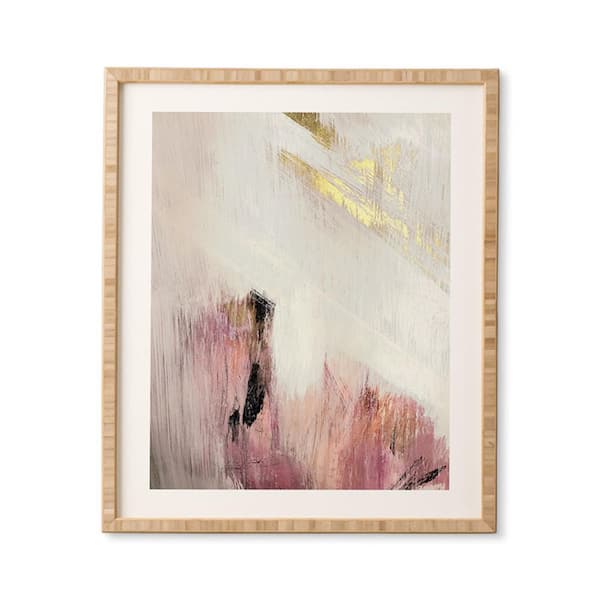 DenyDesigns. Alyssa Hamilton Art Sunrise 2 Framed Abstract Wall Art Print 19 in. x 22.4 in.