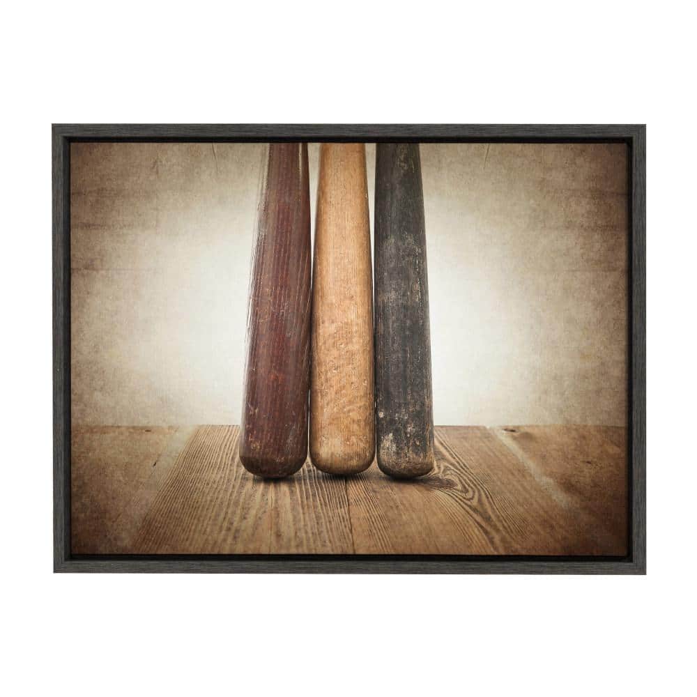 Sylvie Three Vintage Bats by Saint and Sailor Studios 24 in. x 18 in. 