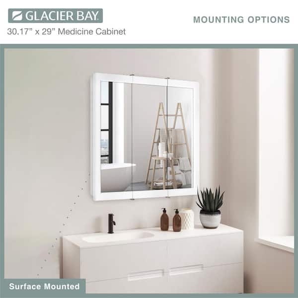 Glacier bay tri view medicine cabinet discount