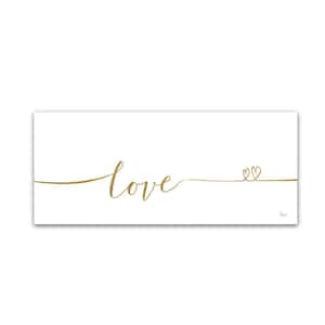 20 in. x 47 in. Underlined Thoughts I by Veronique Charron Floater Frame Typography Wall Art