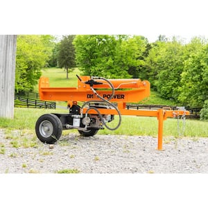 27-Ton 6.5 HP 195cc Gas Hydraulic Log Splitter with Vertical or Horizontal Use, Powered by a KOHLER 2000 Engine