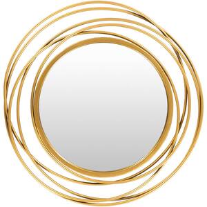 Dixie 30 in. x 30 in. Gold Framed Decorative Mirror