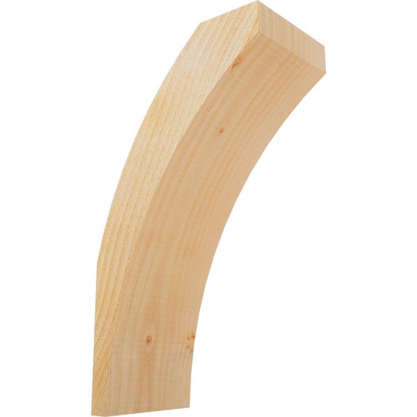 Ekena Millwork 6"W x 10"D x 18"H Thorton Rough Sawn Knee Brace, Douglas Fir