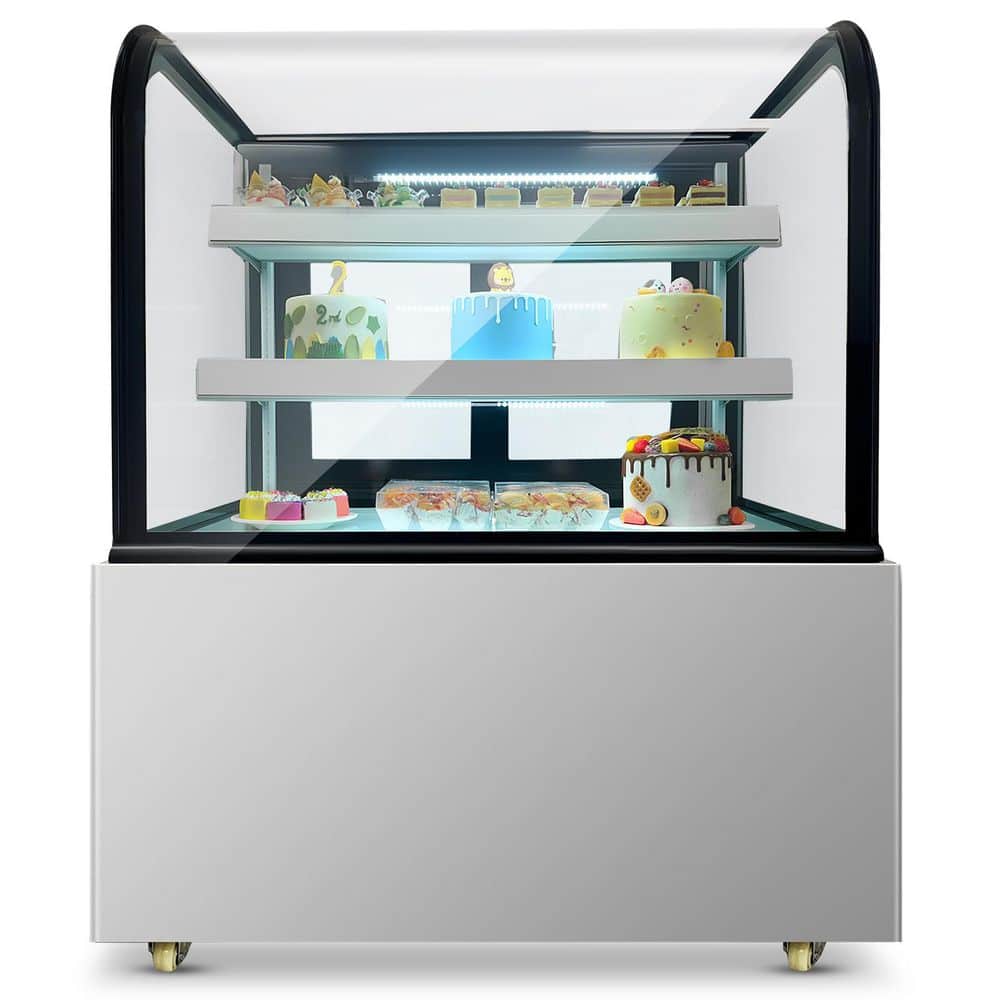 36 in. 10.4 cu. ft. Refrigerated Bakery Refrigerator Case NSF EW33R Black