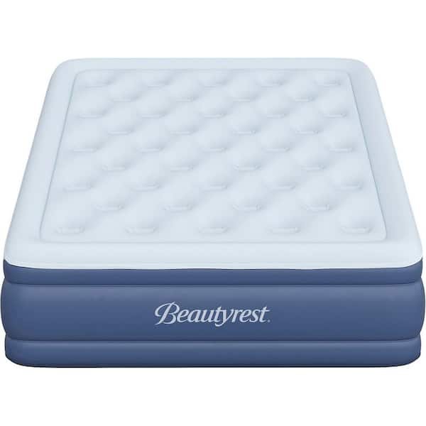 Supreme Air 17 in. Air Mattress with Auto Shut-Off Built In Pump, Queen Size