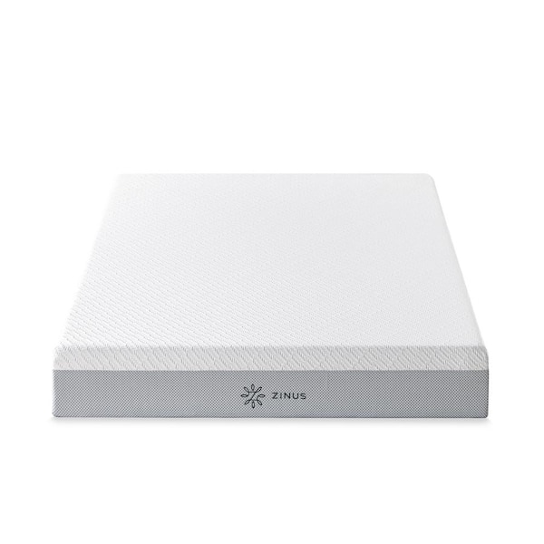 Zinus Full Medium Smooth Top Ultra Cooling Gel 14 in. Memory Foam Mattress, Made in USA