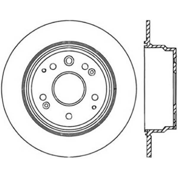 Centric Parts Disc Brake Rotor 2001-2003 Acura CL