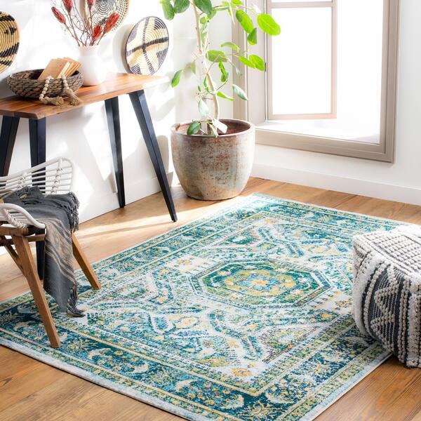 Artistic Weavers Mendrisio Dark Green 8, Area Rug Carpet Pad 8×10