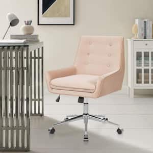 Redan Pink Fabric Task Chair with Adjustable Height