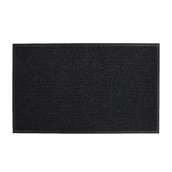 3 X 5 FT COMMERCIAL BLACK INDOOR OUTDOOR ENTRANCE FLOOR MAT RUG