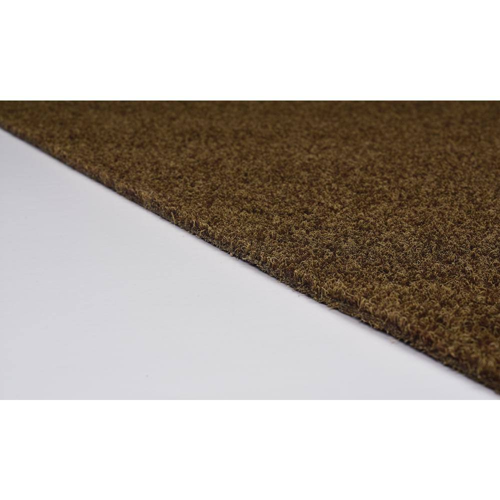 6'x8' Brown Synthetic Non-slip Indoor/Outdoor Area Rug