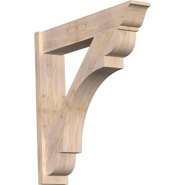 Ekena Millwork 8 in. x 38 in. x 38 in. Douglas Fir Olympic Traditional Smooth Outlooker