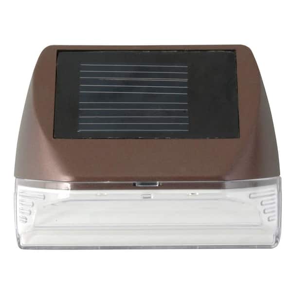 Moonrays Solar Bronze Integrated LED Mini Deck Light