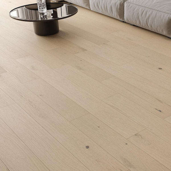 Selkirk Sceneic Fairhaven 1/2 in. T x 7.5 in. W Tongue and Groove Wire Brushed Engineered Hardwood Flooring (31.09 sq.ft./case)