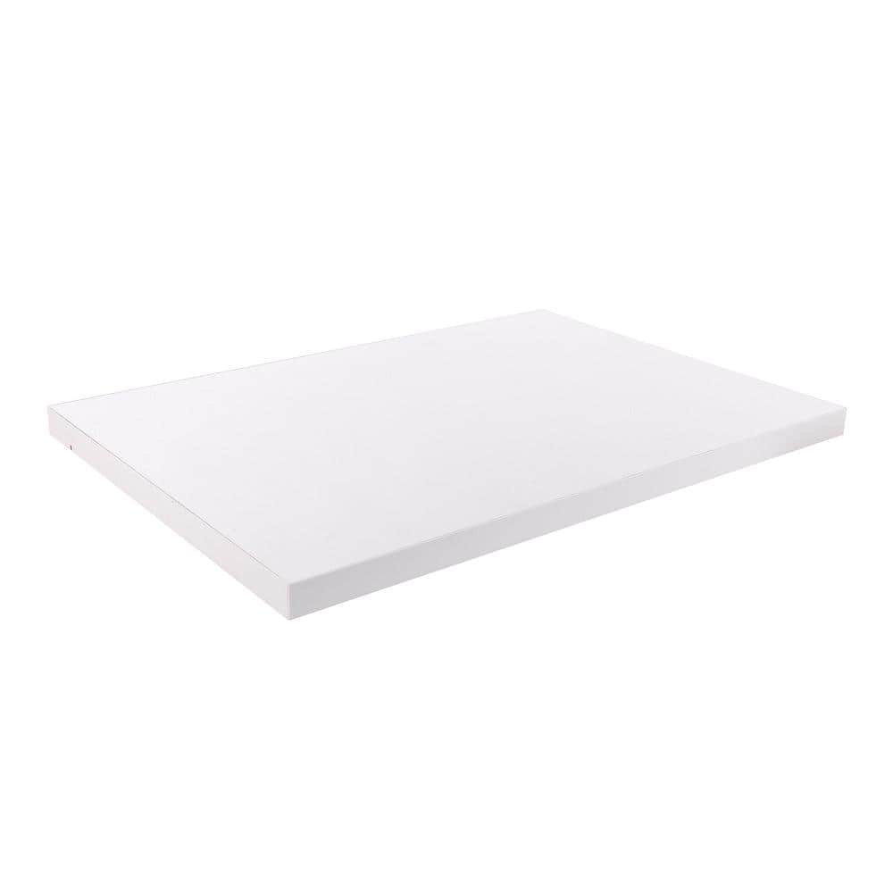 Pipeline 15.75 in. W x 24 in. L White Melamine Shelf (2-Pack)