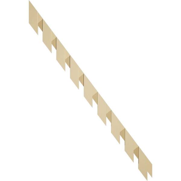 Ekena Millwork 1 in. D x 3 in. W x 43 1/4 in. L Primed Polyurethane Panel Moulding