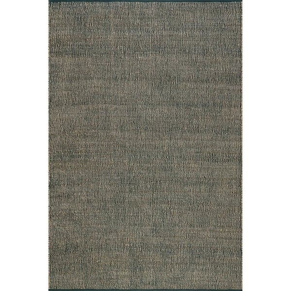 Perfect Handwoven Jute-Blend Green 8 ft. x 10 ft. Indoor Area Rug