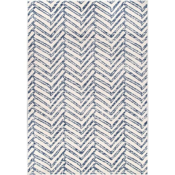 Home Decorators Collection Rosanne Geometric Herringbone Doormat 2 ft. x 3 ft. Area Rug