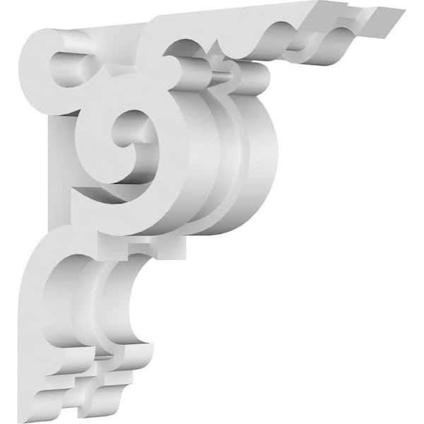 Ekena Millwork Benson 1.5 in. W x 6 in. H x 6 in. D Signature Urethane Polyurethane Corbel
