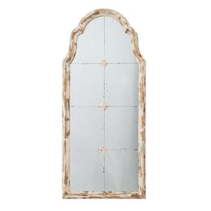 21.50 in. W x 47.60 in. H Rectangular Framed Wall Bathroom Vanity Mirror in Cream