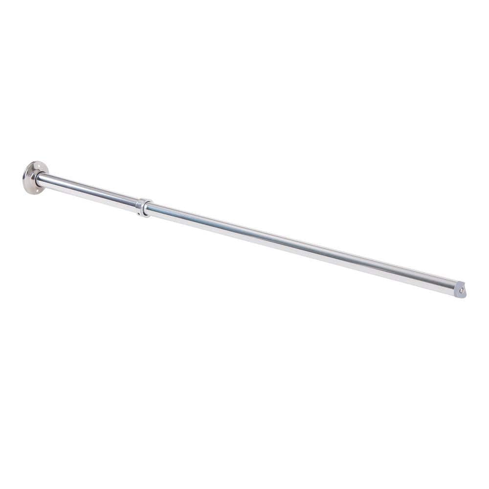 Adjustable Chrome Rustproof Ceiling Support Bar for Shower Curtain Rod