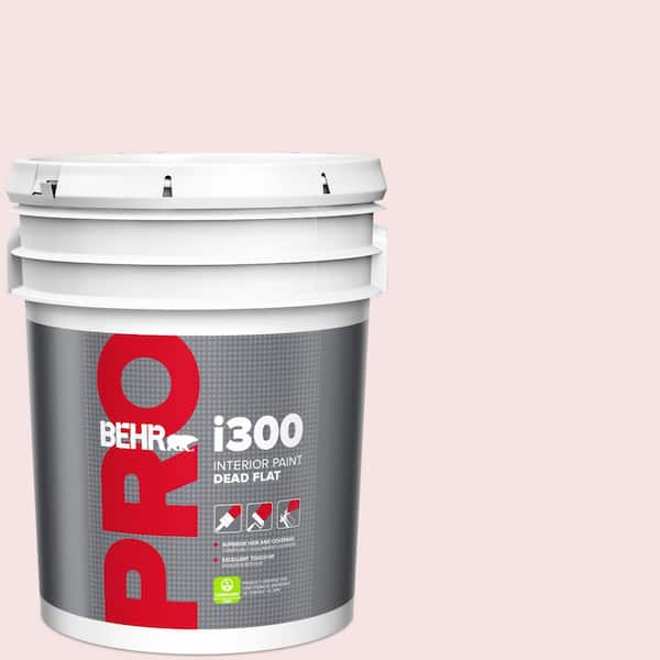 BEHR PRO 5 gal. #100C-1 Cupid Arrow Dead Flat Interior Paint