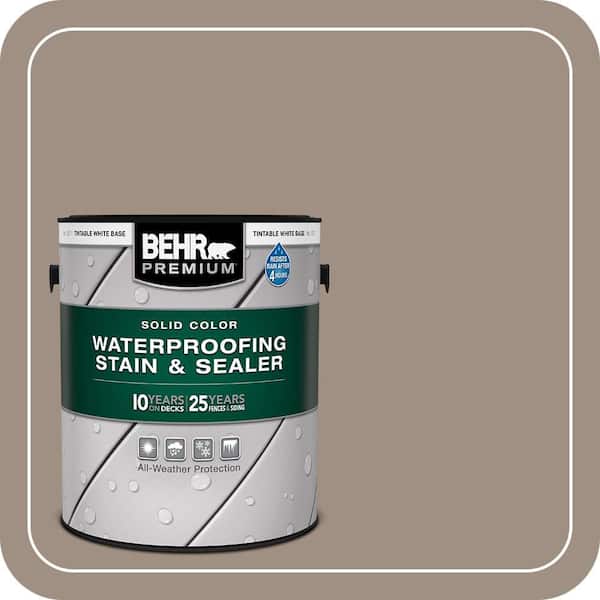 1 gal. #SC-154 Chatham Fog Solid Color Waterproofing Exterior Wood Stain and Sealer