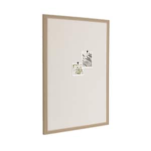 Oakhurst 24 in. W x 36 in. H Pinboard, Natural with Linen Fabric Surface