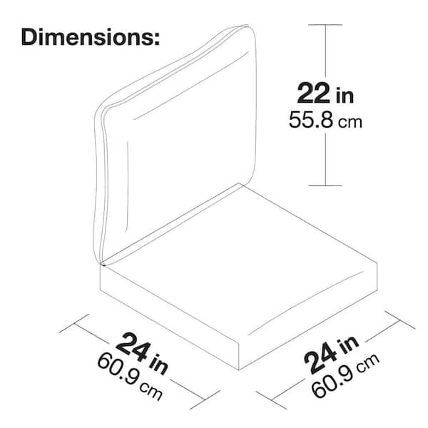 Singes 67 inch x 21 inch White and Blue Rectangle Seat Pad Outdoor Seating Cushion, Size: 67 x 21 x 3