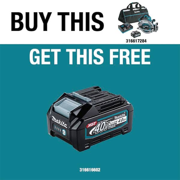 40V Max XGT Brushless Cordless 7-1/4 in. Circular Saw Kit, AWS Capable (4.0Ah)