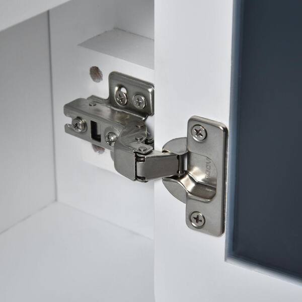 ZXDDMS Modern 24 in. W x 27 in. H Rectangular White Wall Surface