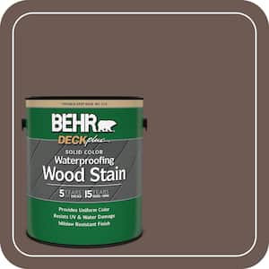 BEHR DECKplus 1 gal. #N210-6 Swiss Brown Solid Color Waterproofing