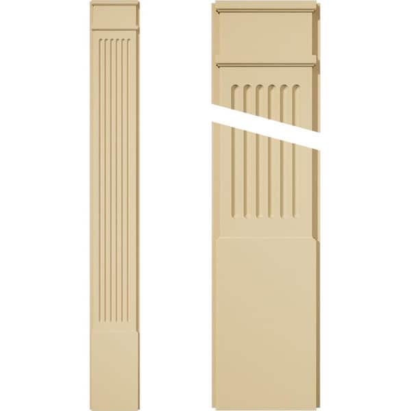 2 in. D x 10 in. W x 82 in. L Primed Polyurethane Pilaster 1- Pack