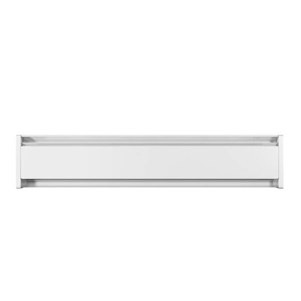 Cadet 47 in. 120-volt 750-watt SoftHeat Hydronic Electric Baseboard Heater  in White EBHN750-1W - The Home Depot