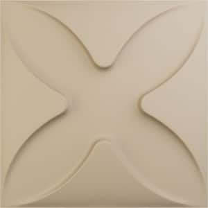 11-7/8"W x 11-7/8"H Austin EnduraWall Decorative 3D Wall Panel, Smokey Beige (12-Pack for 11.76 Sq.Ft.)