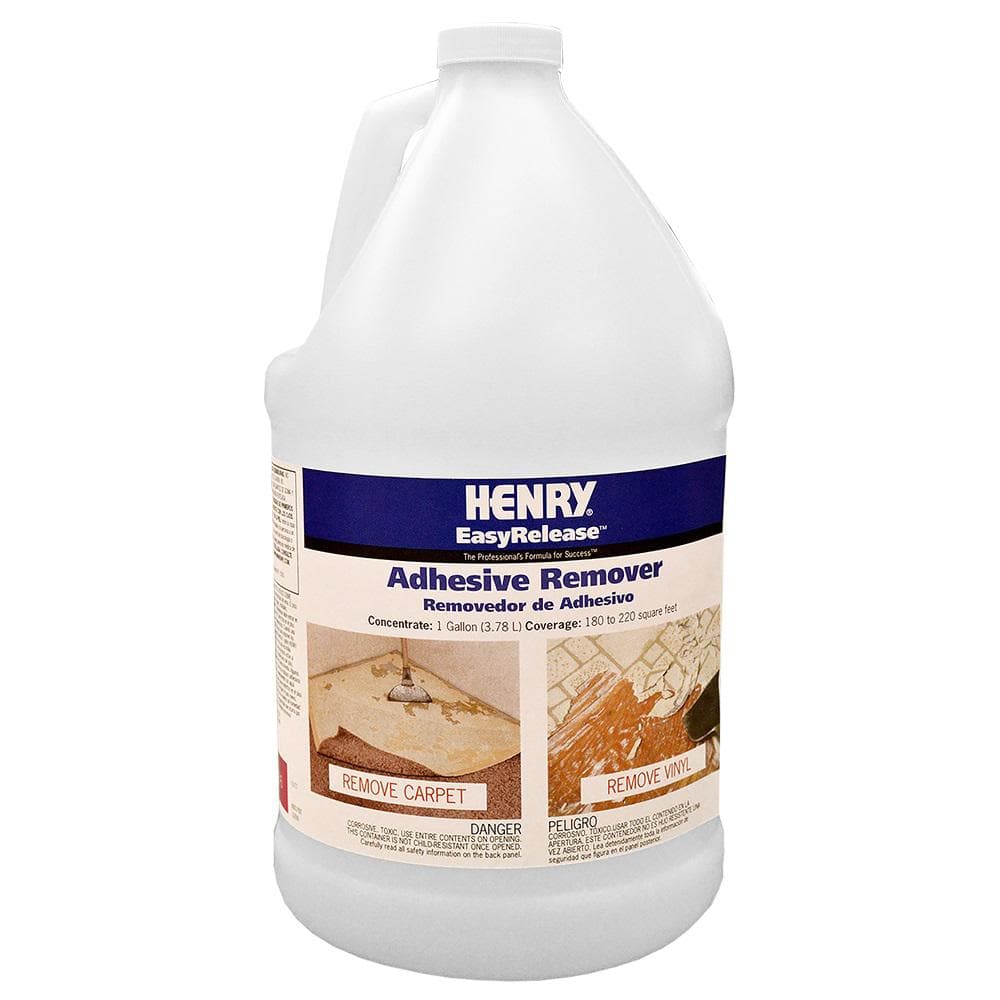 Henry Easy Release 1 Gal Adhesive, How To Remove Sticky Tape Residue From Vinyl Flooring