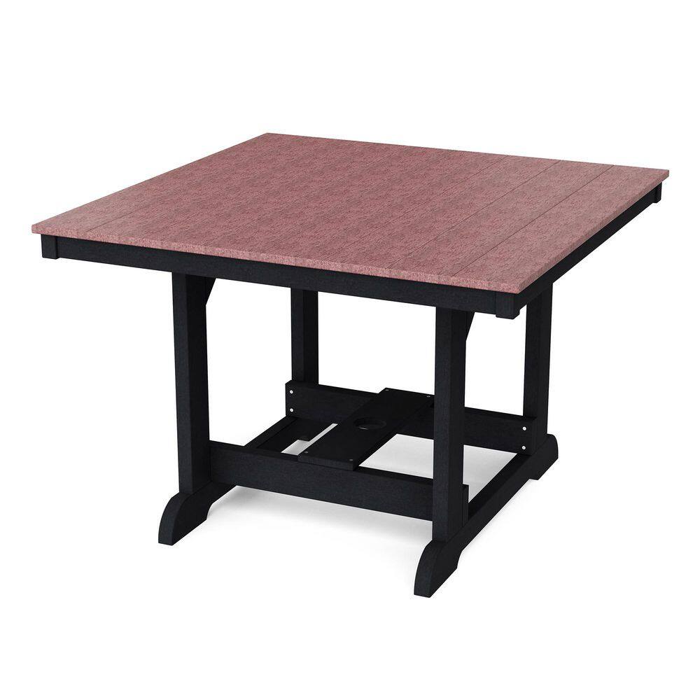 Heritage Cherrywood and Black HDPE Plastic 44 in. x 44 in. Outdoor Dining Table price history on PriceWatchPro
