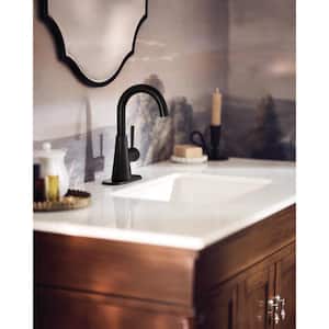 Ronan Single Hole Single-Handle Bathroom Faucet in Matte Black